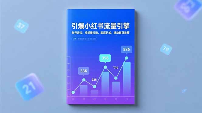 引爆小红书流量引擎,账号定位、视觉锤打造、底层认知,撬动首页推荐-龙大资源