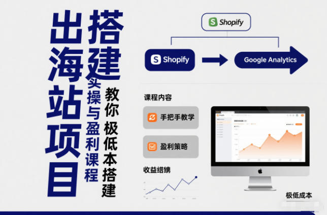 小淘出海站项目，搭建实操与盈利课程，手把手教你用极低成本搭建-龙大资源