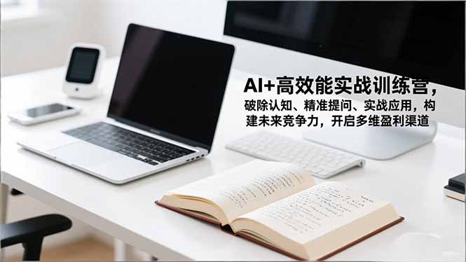 AI+高效能实战训练营，破除认知、精准提问、实战应用，构建未来竞争力，开启多维盈利渠道-龙大资源