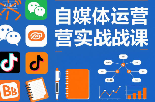 自媒体运营实战课，掌握一套系统的自媒体运营底层方法论，成为优秀的内容创作者-龙大资源