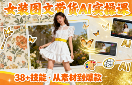 女装图文带货的AI实操课-龙大资源