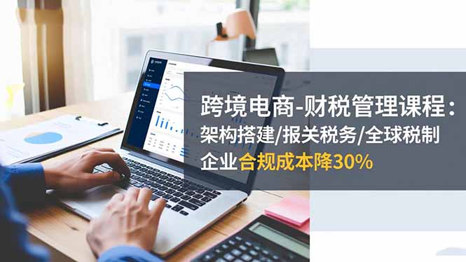 跨境电商-财税管理课程：架构搭建/报关税务/全球税制，企业合规成本降30%-龙大资源