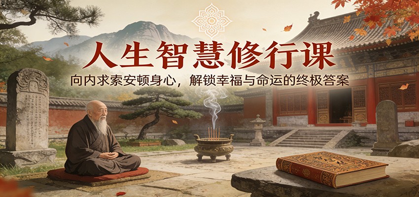 人生智慧修行课：向内求索安顿身心，解锁幸福与命运的终极答案-龙大资源