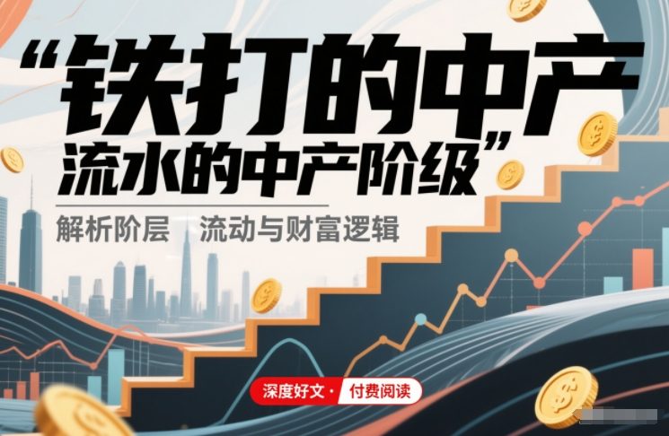 付费文章:铁打的中产,流水的中产阶级-龙大资源