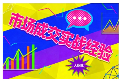 市场成交实战经验,从认知觉醒到实操落地,快速掌握市场开拓与成交核心能力-龙大资源