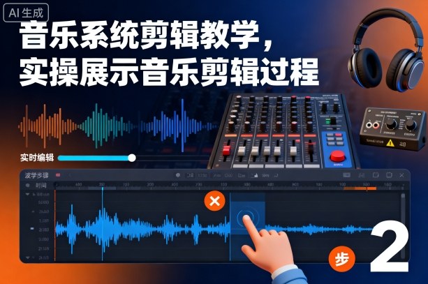 音乐系统剪辑教学,实操展示音乐剪辑过程-龙大资源