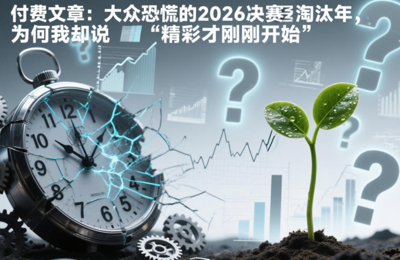 付费文章：大众恐慌的2026决赛淘汰年，为何我却说“精彩才刚刚开始”？-龙大资源