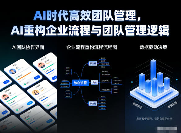 AI时代高效团队管理，AI重构企业流程与团队管理逻辑-龙大资源