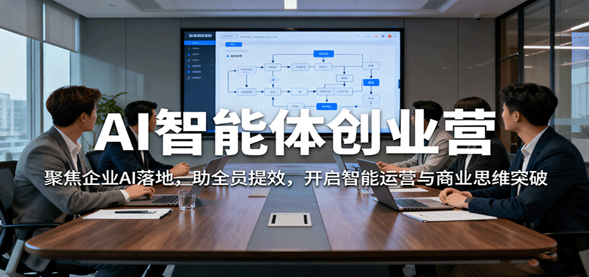 AI智能体创业营：聚焦企业AI落地，助全员提效，开启智能运营与商业思维突破-龙大资源