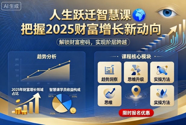 人生跃迁智慧课，把据2025财富增长新动向-龙大资源
