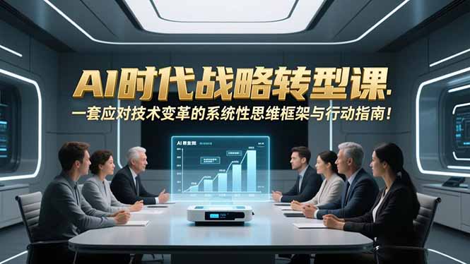 AI时代战略转型课：一套应对技术变革的系统性思维框架与行动指南！-龙大资源