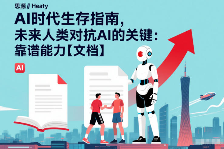 AI时代生存指南，未来人类对抗AI的关键：靠谱能力【文档】-龙大资源