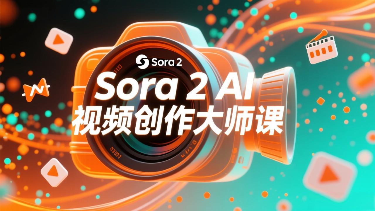 如何利用Sora 2创建流行AI人工智能视频大师班教程：掌握创作全流程，产出百万播放内容-龙大资源