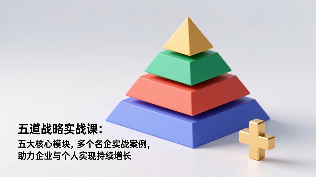 五道战略实战课：五大核心模块，多个名企实战案例，助力企业与个人实现持续增长-龙大资源