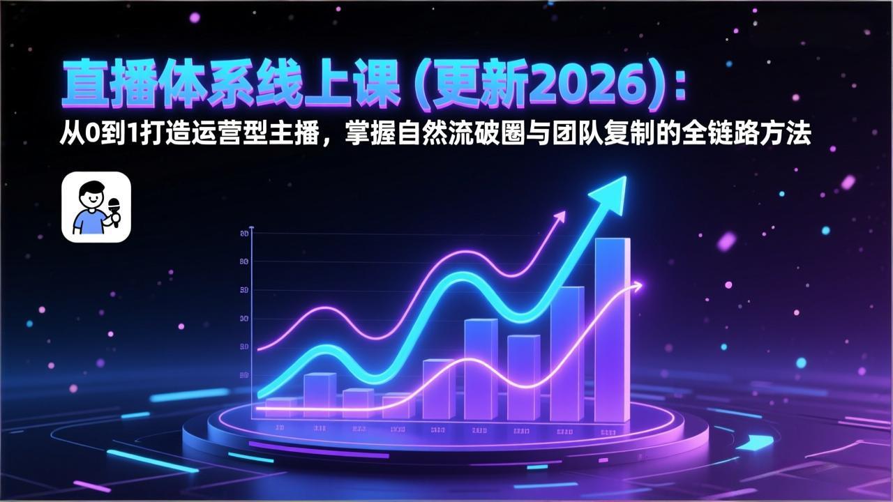 直播体系线上课(更新2026-龙大资源