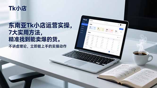 东南亚Tk小店运营实操，7大实用方法，精准找到能卖爆的货。不讲虚理论，立即能上手的实操动作-龙大资源