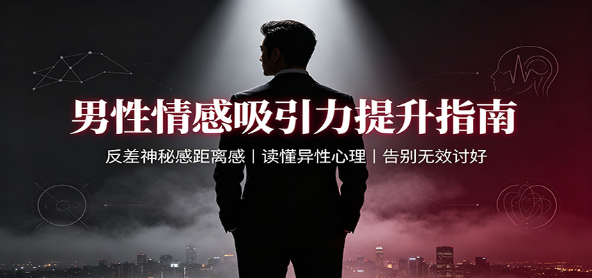 男性情感吸引力提升指南：反差神秘感距离感，读懂异性心理，告别无效讨好-龙大资源