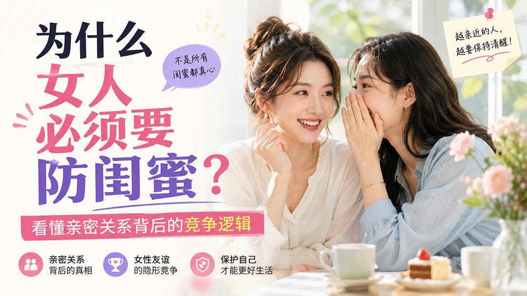 付费文章：为什么女人必须要防闺蜜？看懂亲密关系背后的竞争逻辑-龙大资源