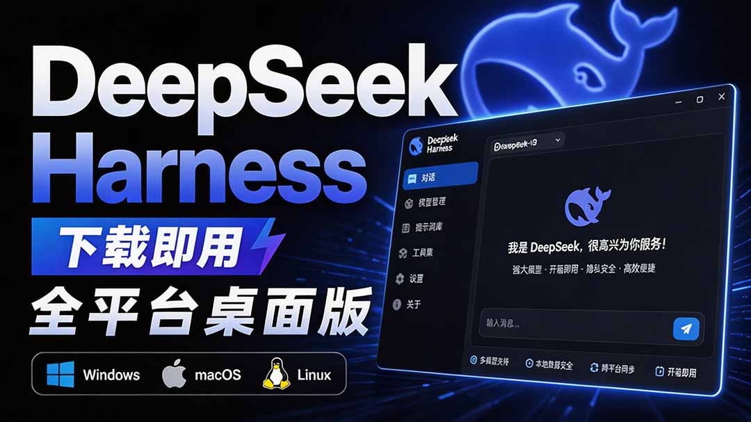 Github上近20万 Stars ,Harness 现在可以双击运行使用了, Harness 全平台桌面版 DSH Desktop-龙大资源