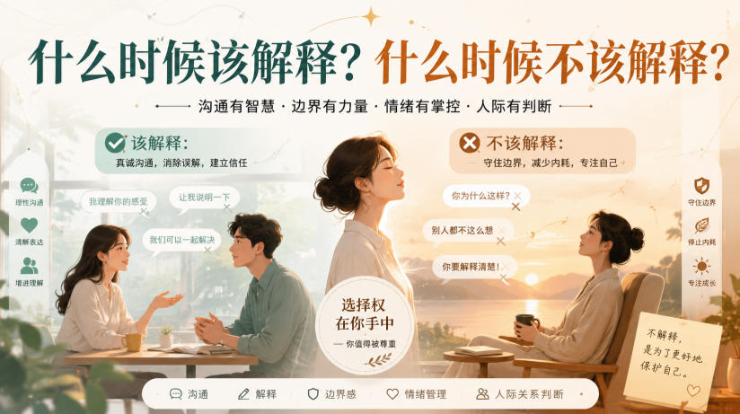 付费文章:什么时候该解释?什么时候不该解释?-龙大资源