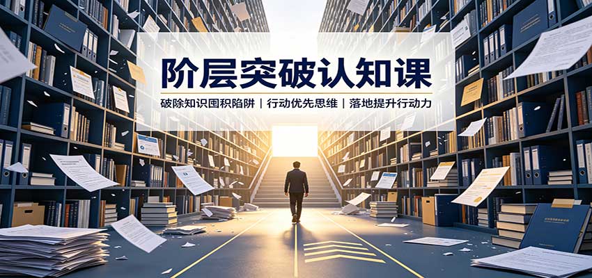 阶层突破认知课:破除知识囤积陷阱,行动优先思维,落地提升行动力-龙大资源