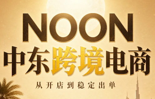 NOON中东跨境电商：从开店到稳定出单(更新2026)-龙大资源