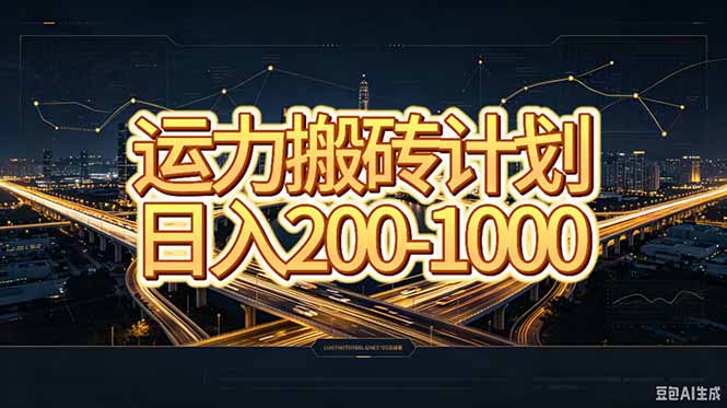 运力搬砖，风口项目。当日收益稳定200-1000。 每天仅需一小时，新人轻松上手。-龙大资源