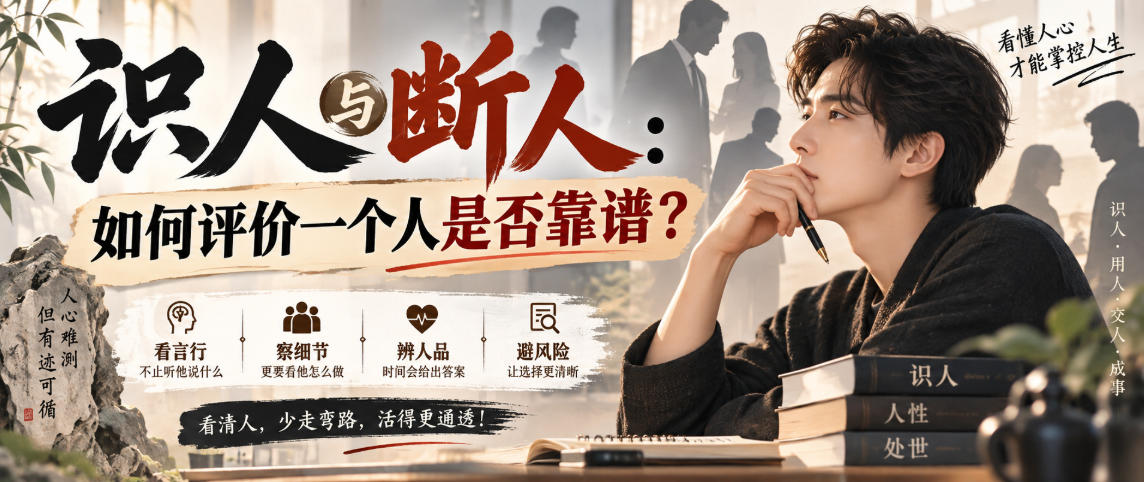 付费文章:识人与断人:如何评价一个人是否靠谱?-龙大资源
