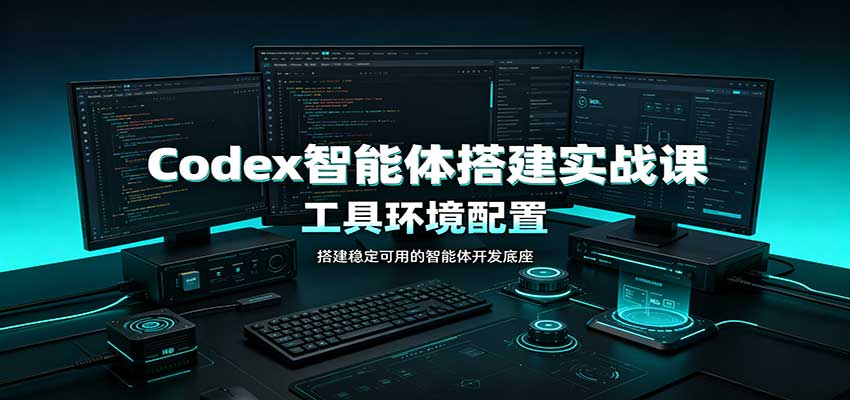 Codex智能体搭建实战课:工具环境配置,自定义技能开发,多业务自动化教学-龙大资源