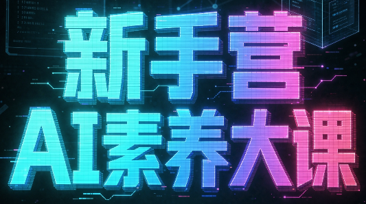 破局俱乐部·破局行动新手营AI素养大课-龙大资源
