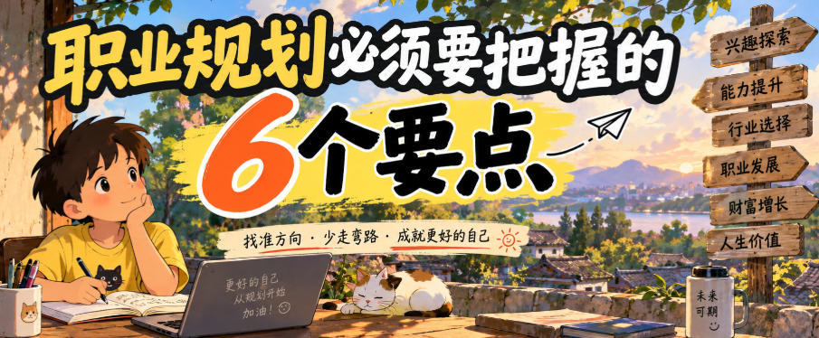 付费文章:职业规划必须要把握的6个要点-龙大资源